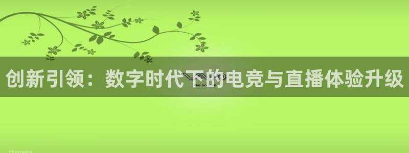 uwin电竞：创新引领：数字时代下的电竞与直播体验升级