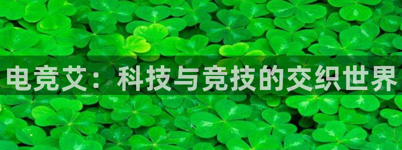 uwin电竞平台：电竞艾：科技与竞技的交织世界